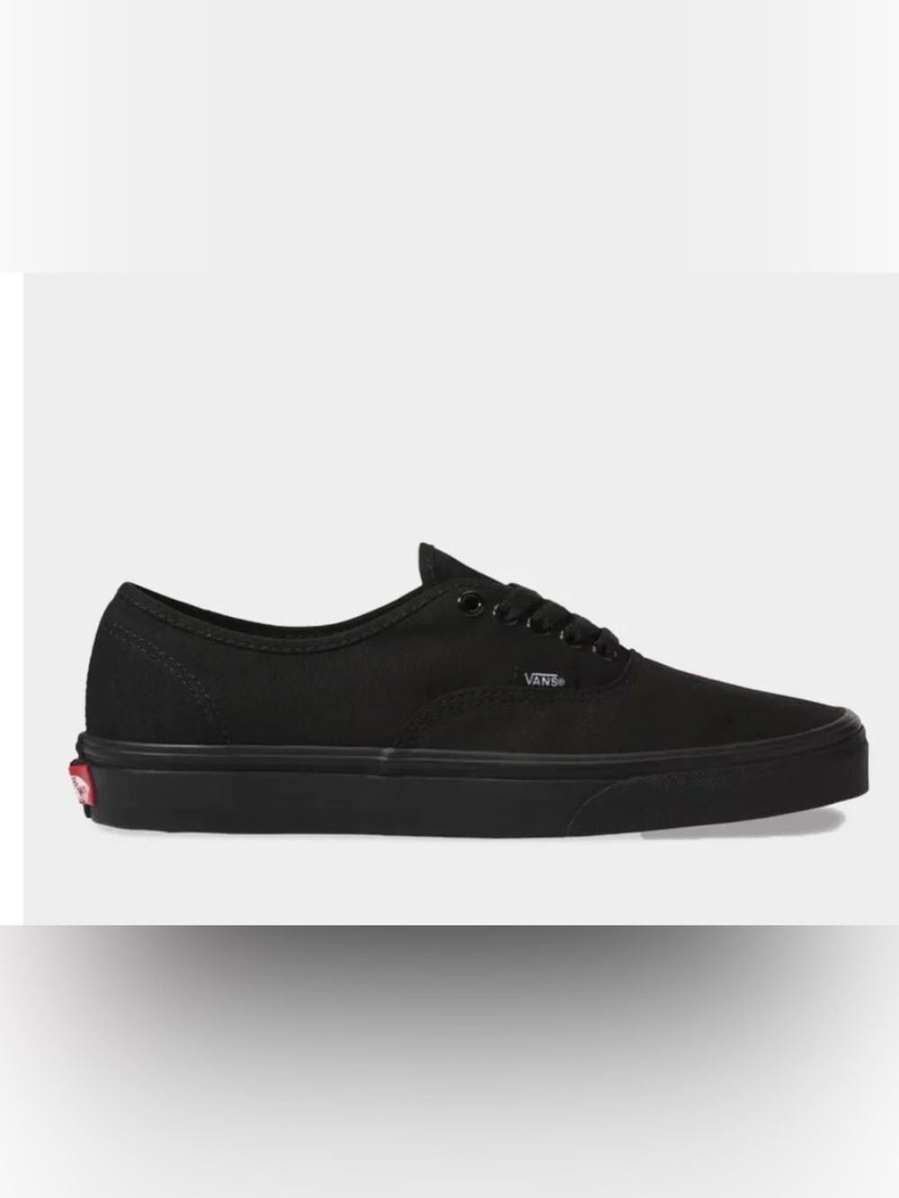 VANS Authentic Black & Black Shoes size 3.5M 5W